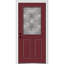 Porte d'entrée pré-montée en fibre de verre 1/2 panneau 2 panneaux Grace Grace-975627735-975627736-975627729