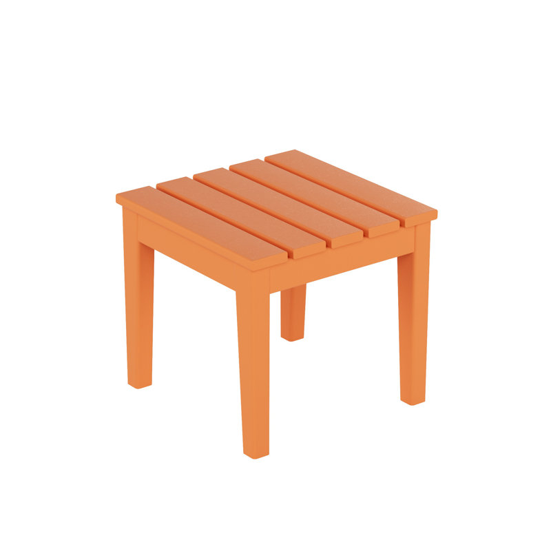Table d'appoint en plastique Joubert, Orange
