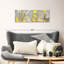 Plantes jaunes, reproduction sur toile-93026172