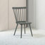 Chaises de salle à manger rustiques en bois massif, ensemble de 2, assemblage facile pour la cuisine et la salle à manger-2081383639