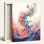 «Butterfly Swirl», reproduction d'art sur toile, ensemble de 1