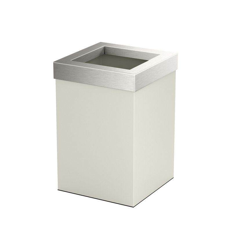 Corbeille pour déchets 3 gallons Elevate Steel, Perle mat / nickel satiné