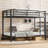 Metal Bunk Bed ,Space-Saving/Noise Reduced/No Box Spring Needed-2000630823-2000630821