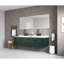 Miroir mural 72 "x 30" avec 3 températures de couleur, brouillard, gradation continue, verre à mémoire de forme, fabrication en aluminium, blanc pour mémoire de salle de bain, matériau de gradation,-1157286852