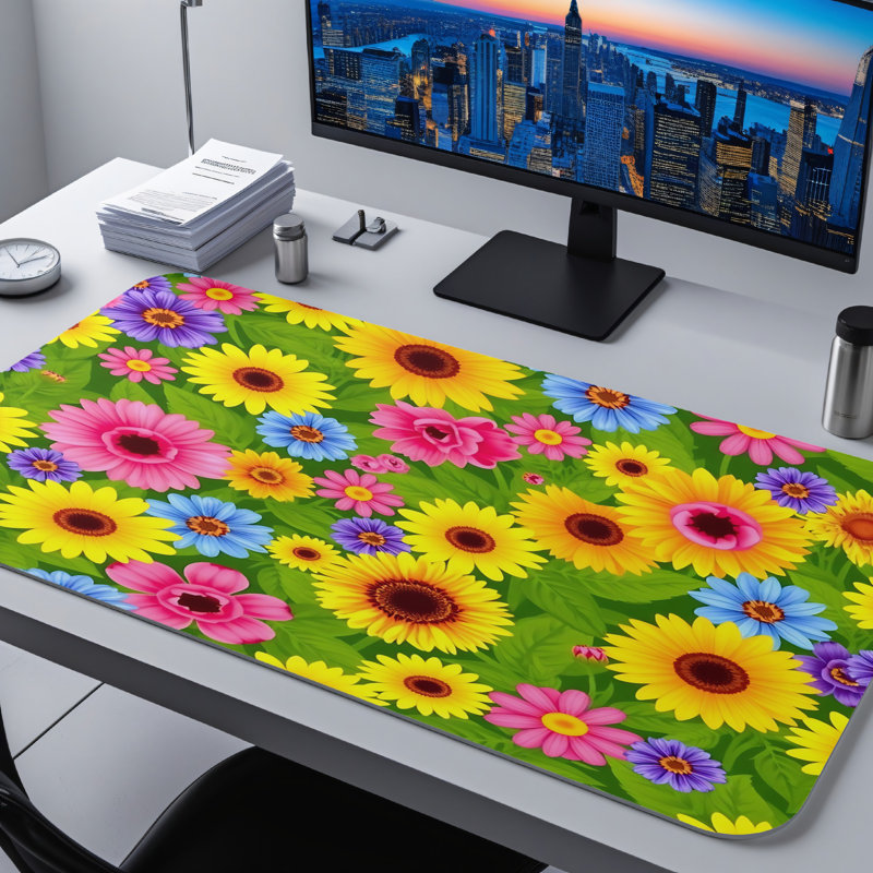 Polyester Desk Pad, 14.4x12.1