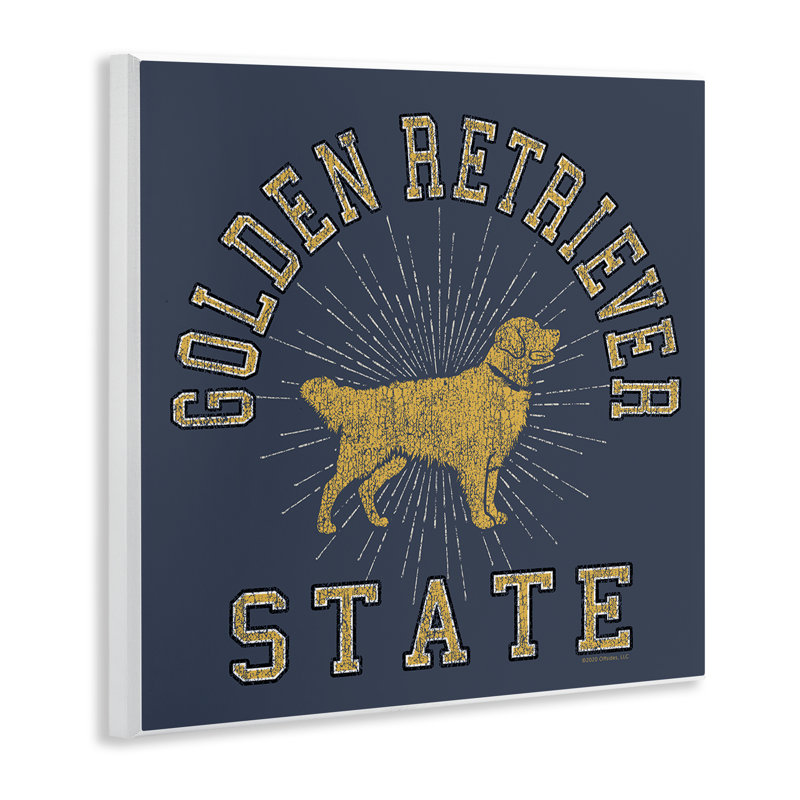 Art mural Golden Retriever State par Spirit Animals / Life Is High