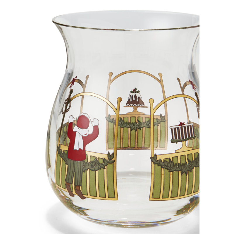 Ensemble de 2 porte-bougies chauffe-plat en verre 3 po