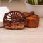 Boîte décorative en bois faite à la main Pulchia