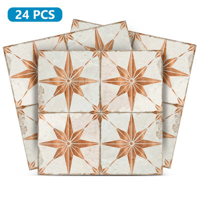 6'' W x 6'' L Vinyl Peel and Stick Mosaic Tile