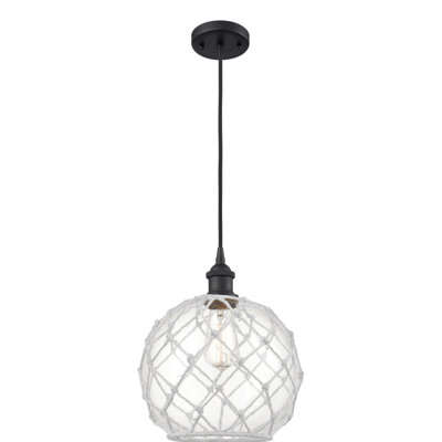 Luminaire suspendu sphère 1 lumière Tobey