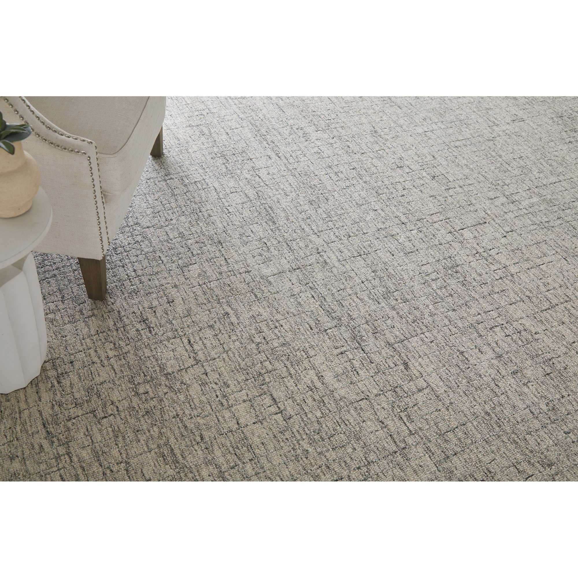 Hodges Hand Tufted Wool Rug, Rectangle 8' x 10'