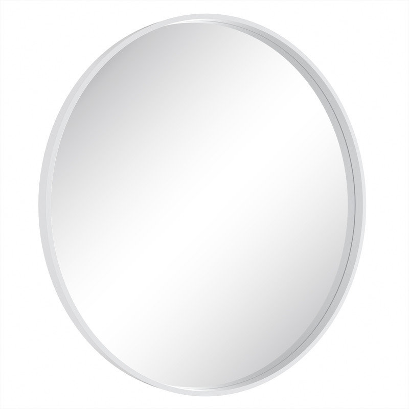 Miroir Karrina, Blanc, 31 po x 31 po