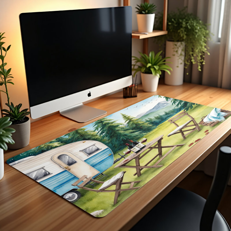 Polyester Desk Pad, 23.6x13.8