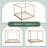 Natural Pine Wood Canopy Platform Bed Frame with Slatted Base, Modern Minimalist Four-Poster Bed, No Box Spring Needed, King Size-1494345514-1494345527