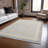 Machine Washable Indoor/Outdoor Christain ACN1401 Gray Rug-109530219