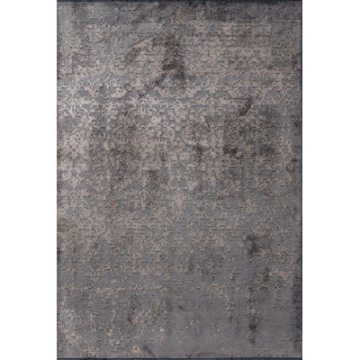 Gray Taupe Toile Luxury Area Rug