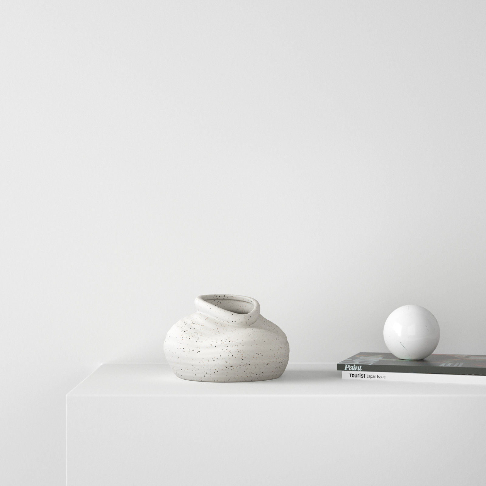 Mori 4.72'' Handmade Ceramic Table Vase