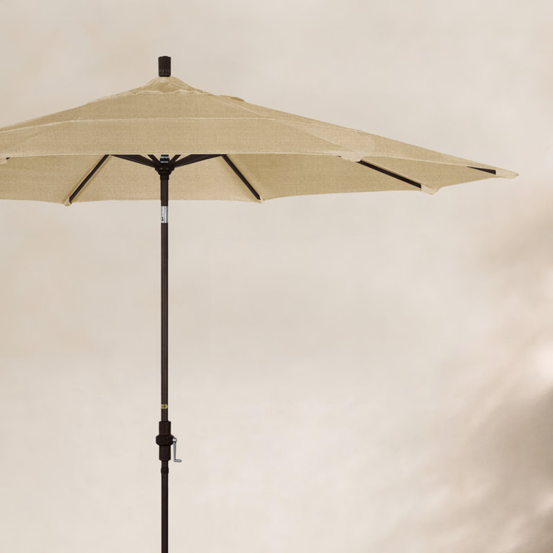 Parasol de marché Broadmeade octogonal Sunbrella, Sunbrella® ‑ lin sésame