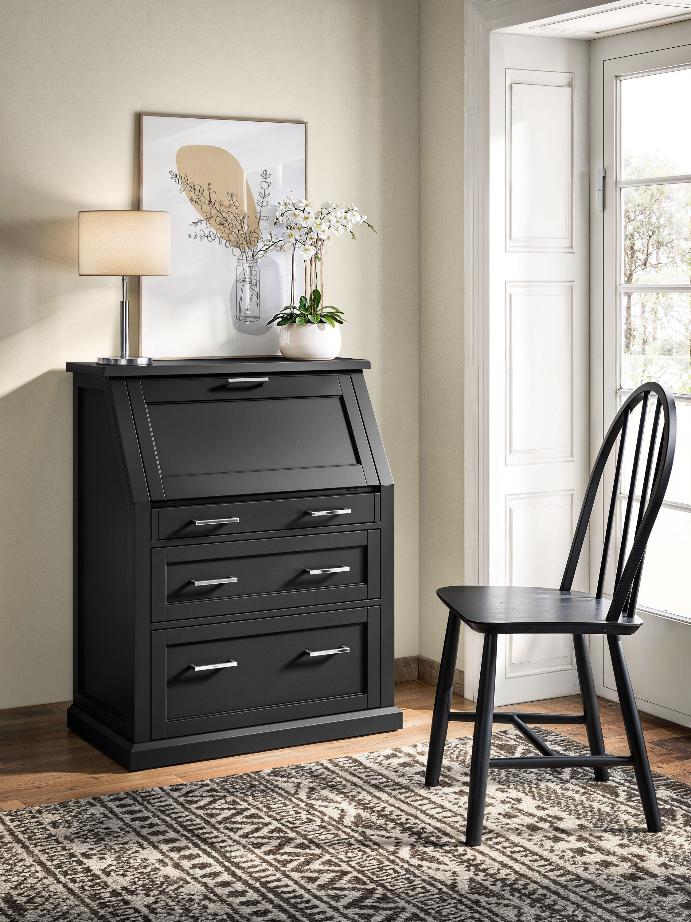 Surprising Black Secretary Desk Gallery