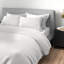 Cotton Solid Colour Duvet Cover Set with Pillowcases-30283305-30283306