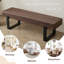 Banc de salle à manger 59 po, bancs de table de cuisine d'intérieur de ferme, banc de lit, banc à chaussures industriel, bancs de vestibule