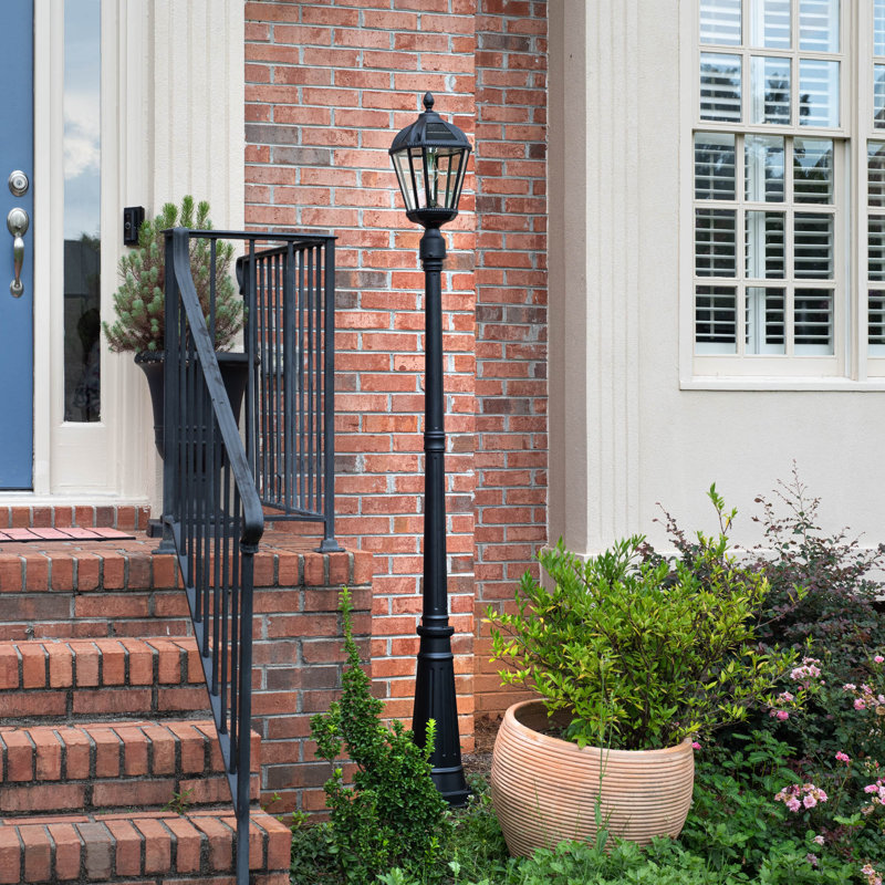 Lampadaire royal Royal, Noir, En biseau