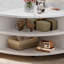 Table basse à plateau relevable cannelé avec rangement et prise de courant 35,4 po Tonicia-1751529347