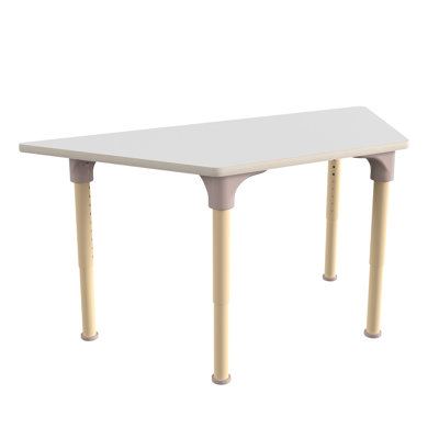 Bright Beginnings Adjustable Height Trapezoid Activity Table