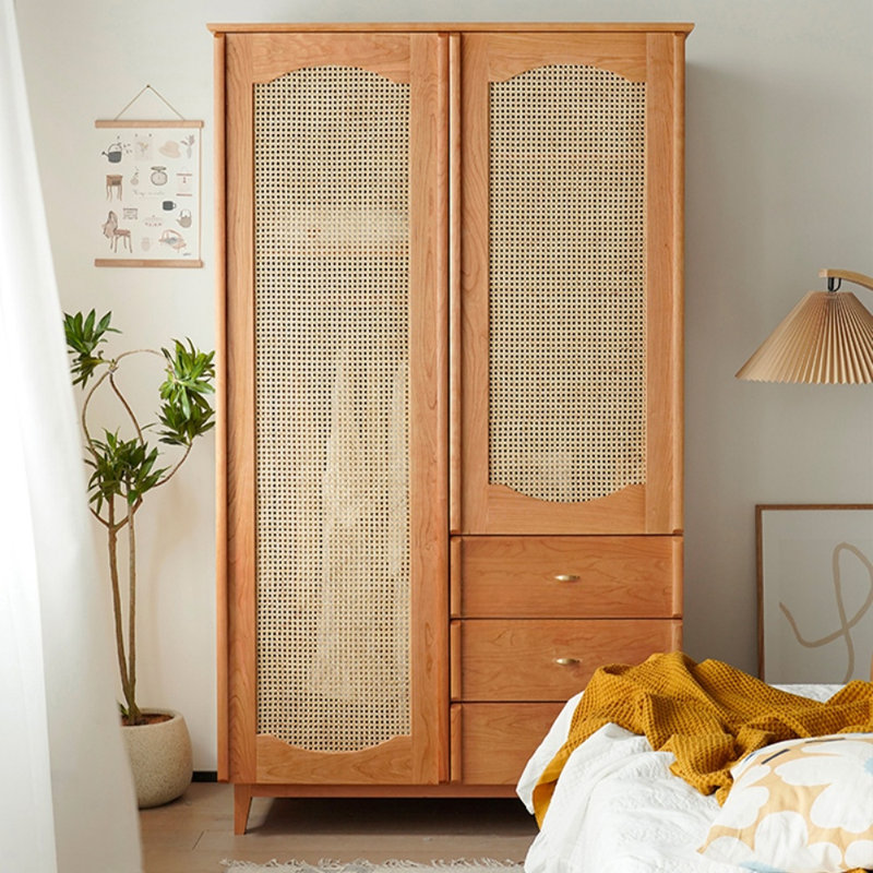 Simple and Retro Light Luxury Wardrobe