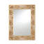 Pierced Flat Metal Wall Mirror-24335978