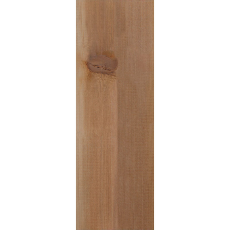 Corbeille Newport avec contre-plaque, H 22 po x l 7,5 po x P 14 po, Cèdre rouge, Lisse