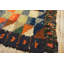 American Hooked Multicolor Antique 1890s Wool Small Scatter Size Rug