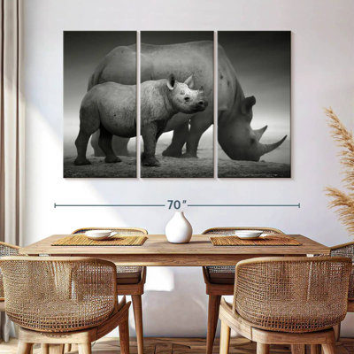 Rhinocéros de parc Bramos Etosha
