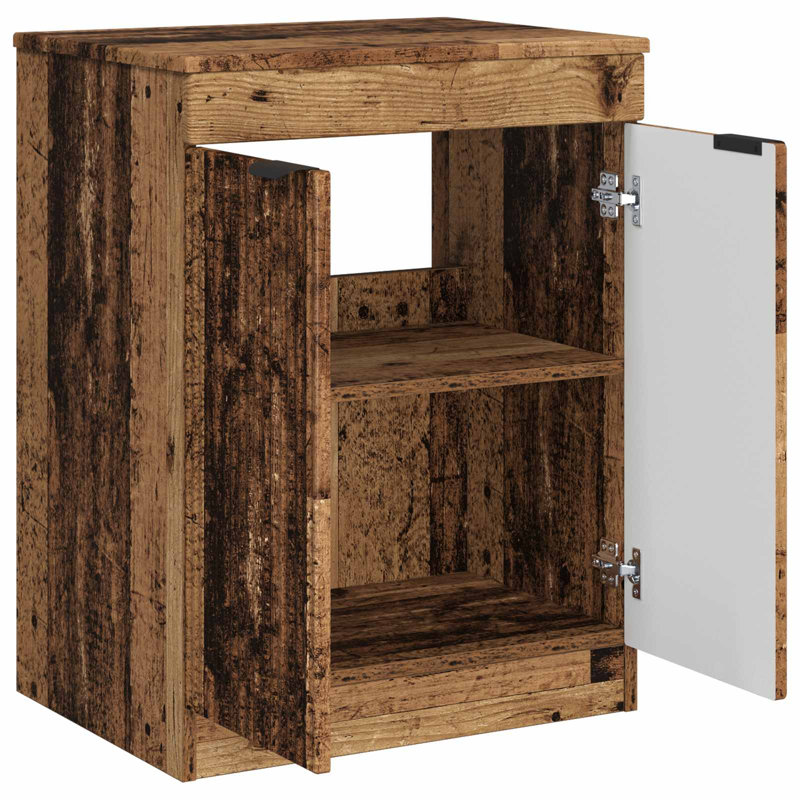 54cm Bathroom Vanity Base Only, Old Wood