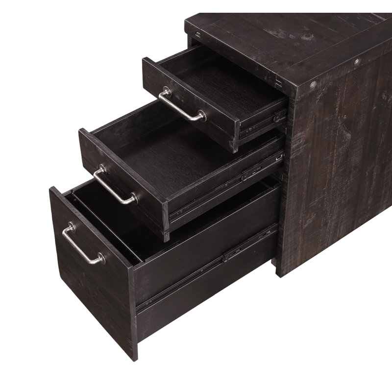 Ensemble de bureau rectangulaire 3 pièces Kilby