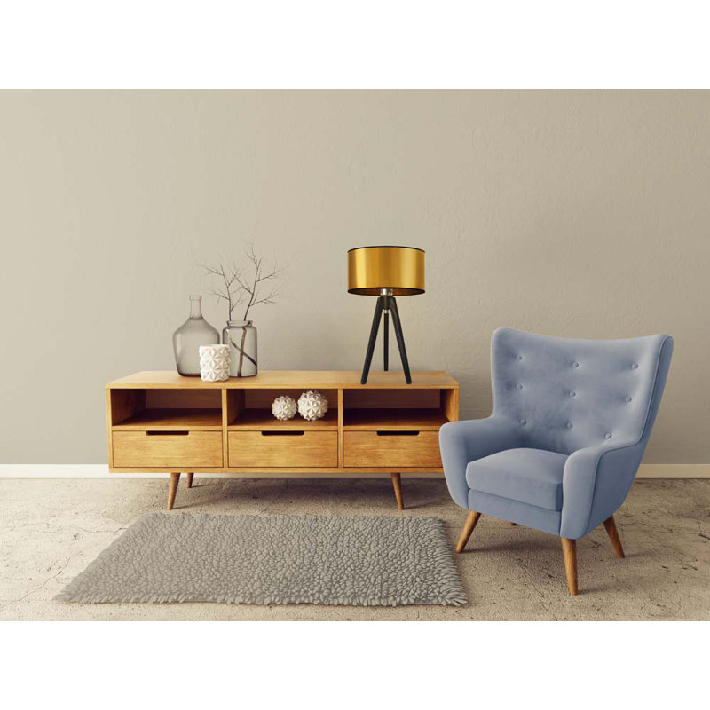 Wood Tripod Lamp