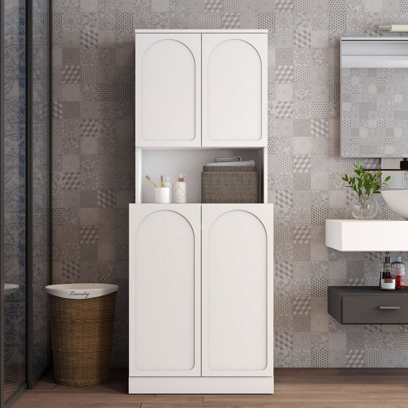Armoire pour machine à laver, Blanc