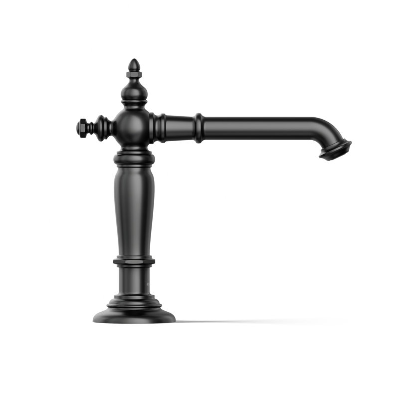 Artifacts® Widespread Bathroom Faucet with Drain Assembly, Matte Black