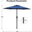 Parasol de table pour l'extérieur avec bouton-poussoir-307562851-307562855