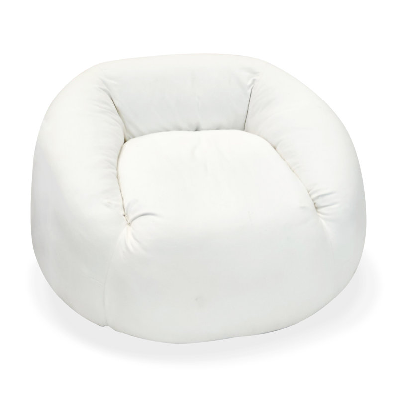  Fauteuil club en coton de 43,25 po de large Vonceal