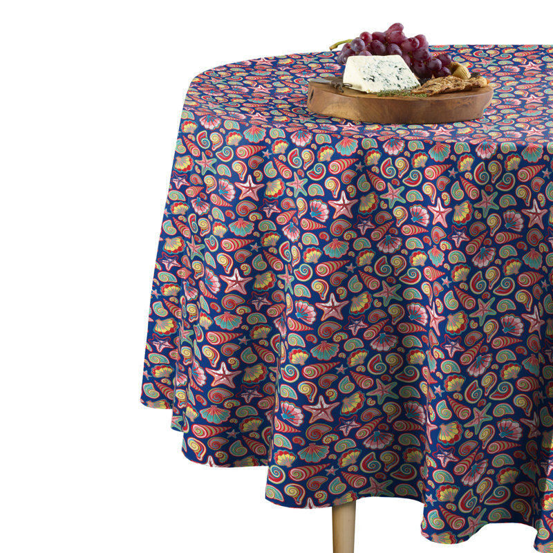 Deshazer Round Tablecloth, 84" x 84"