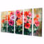 Jardin de géraniums dans un réalisme de couleurs ensoleillées - Art mural géraniums - Art mural traditionnel pour le salon-939396956-939396957