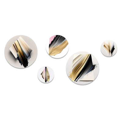 Abstract Wall Decor on Metal