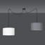 Pascua 2 - Light Black Drum Pendant-40748482