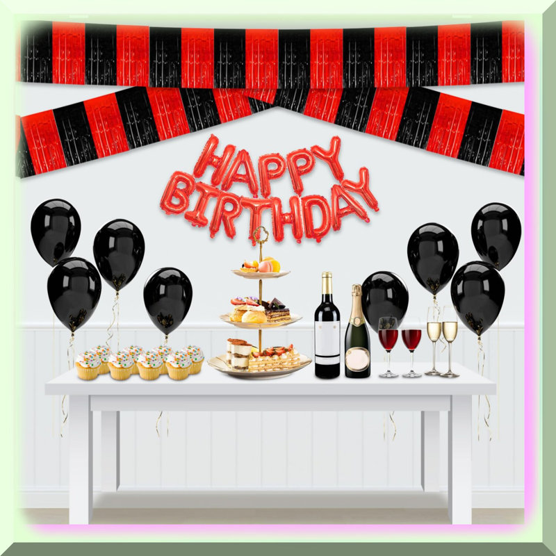 Golden Farewell Celebration Kit with Glitter Banner