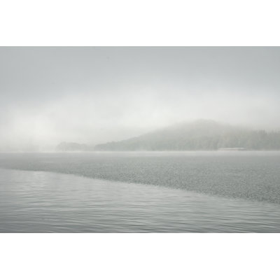 Foggy Lake 2 - Wrapped Canvas Print