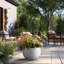 Pot à fleurs en ciment Highwoods-1172197723-1168435958