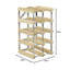 Kenly Tabletop Wine Bottle Rack Brown