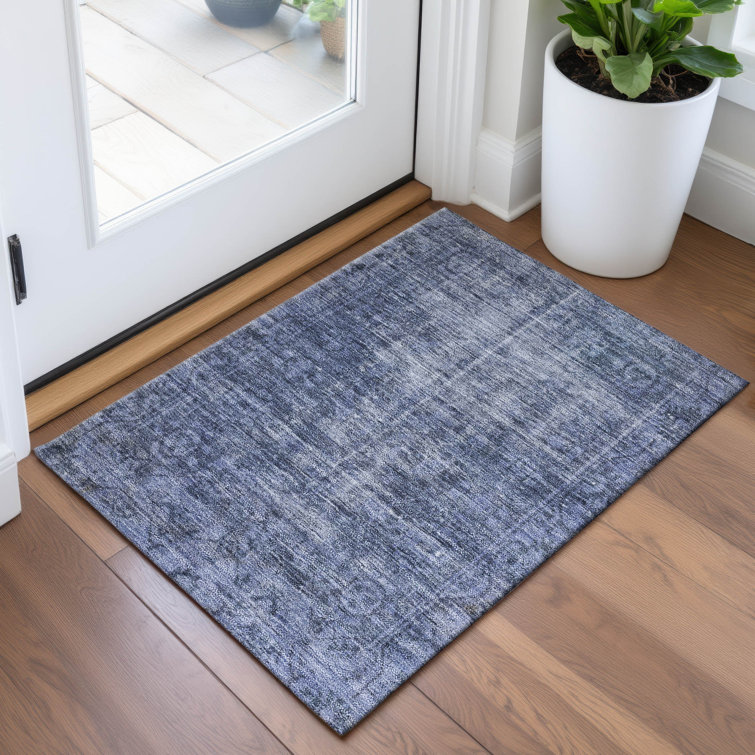 Premium Machine Washable Larock AMF1228 Global Rug