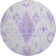Premium Machine Washable Prisco Purple Rug